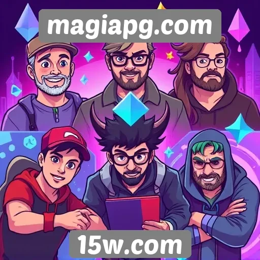 Desenvolvedores por trás dos jogos do magiapg.com