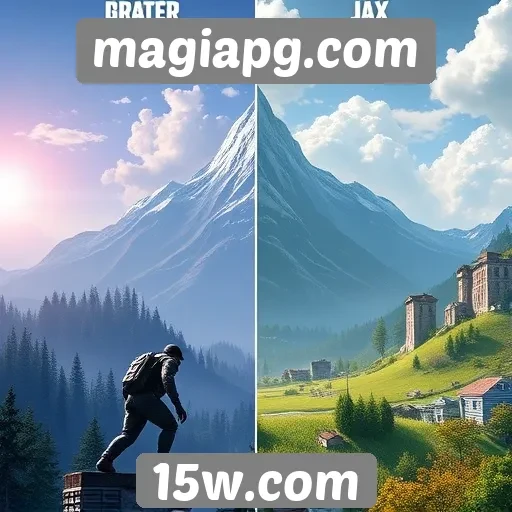 Comparativo de gráficos em jogos do magiapg.com